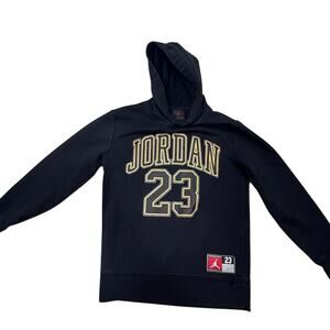 Jordan Nike Air Kids Hoodie Pullover Sweatshirt M (10-12 Yrs) Logo 23 Sports